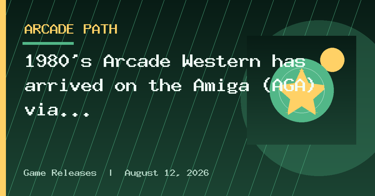 1980's Arcade Western has arrived on the Amiga (AGA) via Modern Vintage Gamer