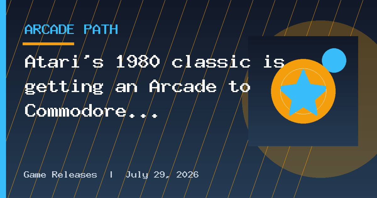 Atari's 1980 classic is getting an Arcade to Commodore Amiga port via Acidbottle