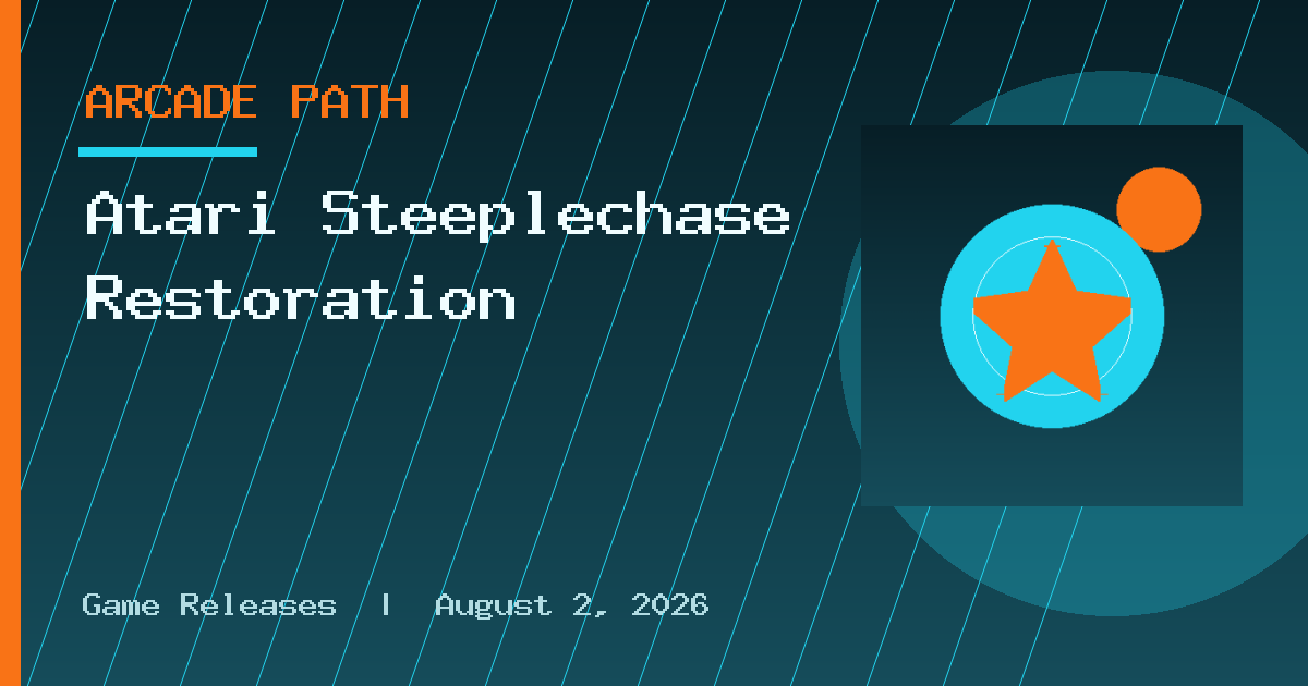 Atari Steeplechase Restoration
