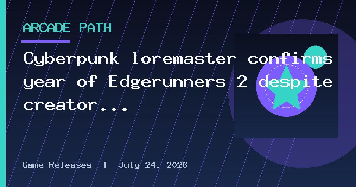 Cyberpunk loremaster confirms year of Edgerunners 2 despite creator saying it's