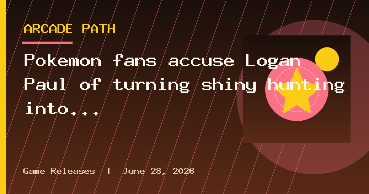 Pokemon fans accuse Logan Paul of turning shiny hunting into a 150-hour ModRetro