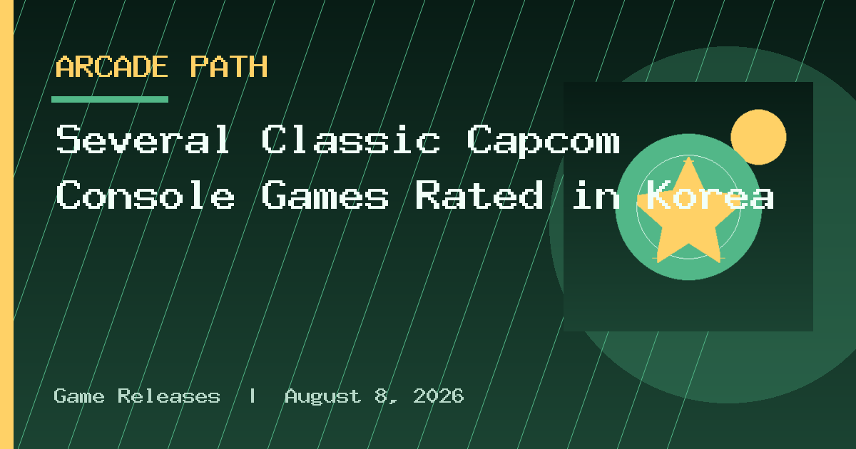 Several Classic Capcom Console Games Rated in Korea
